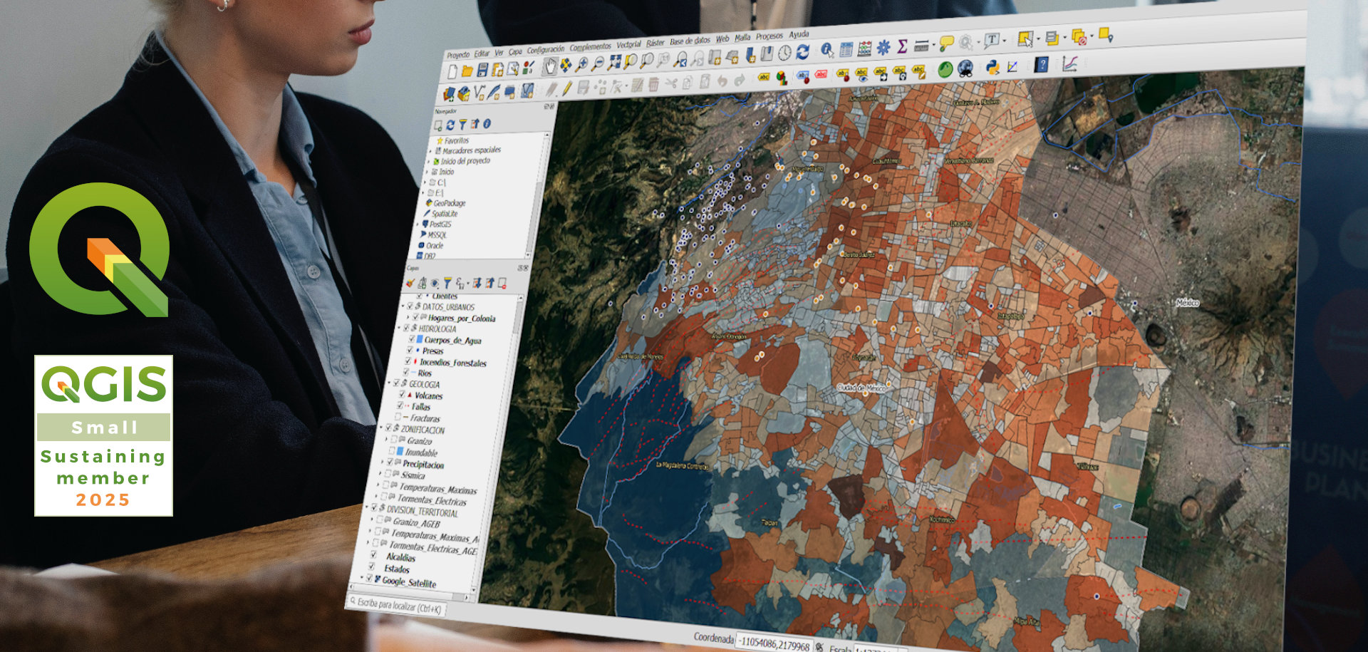 QGIS Software Interface